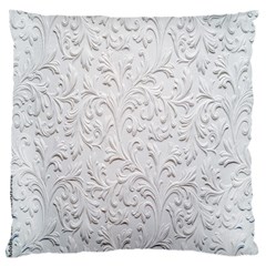 Plaster Background Floral Pattern Standard Premium Plush Fleece Cushion Case (one Side) by artworkshop