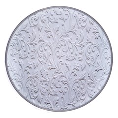 Plaster Background Floral Pattern Wireless Fast Charger(white) by artworkshop