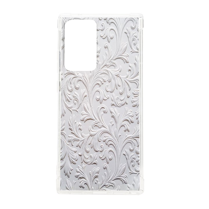 Plaster Background Floral Pattern Samsung Galaxy Note 20 Ultra TPU UV Case