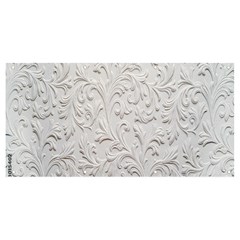 Plaster Background Floral Pattern Banner And Sign 8  X 4  by artworkshop