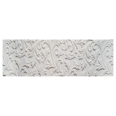 Plaster Background Floral Pattern Banner And Sign 12  X 4  by artworkshop