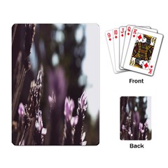 Purple Flower Pattern Playing Cards Single Design (rectangle) by artworkshop