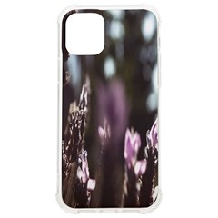 Purple Flower Pattern Iphone 12/12 Pro Tpu Uv Print Case by artworkshop