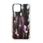 Purple Flower Pattern iPhone 11 Pro 5.8 Inch TPU UV Print Case Front