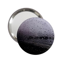 Rain On Glass Texture 2 25  Handbag Mirrors by artworkshop