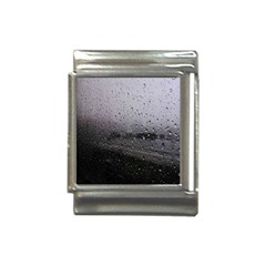 Rain On Glass Texture Italian Charm (13mm) by artworkshop