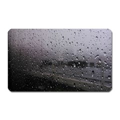 Rain On Glass Texture Magnet (rectangular) by artworkshop