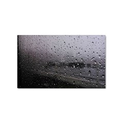 Rain On Glass Texture Sticker Rectangular (10 Pack) by artworkshop