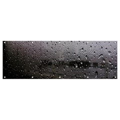 Rain On Glass Texture Banner And Sign 12  X 4 