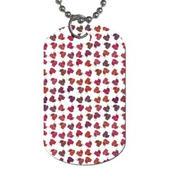 Mixed Colors Flowers Bright Motif Pattern Dog Tag (two Sides) by dflcprintsclothing