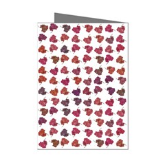 Mixed Colors Flowers Bright Motif Pattern Mini Greeting Cards (pkg Of 8) by dflcprintsclothing