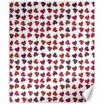 Mixed Colors Flowers Bright Motif Pattern Canvas 8  x 10  8.15 x9.66  Canvas - 1