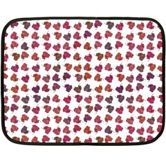 Mixed Colors Flowers Bright Motif Pattern One Side Fleece Blanket (mini) by dflcprintsclothing