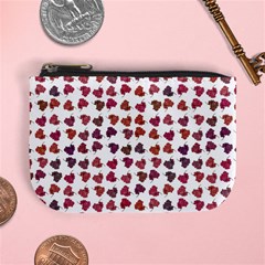 Mixed Colors Flowers Bright Motif Pattern Mini Coin Purse