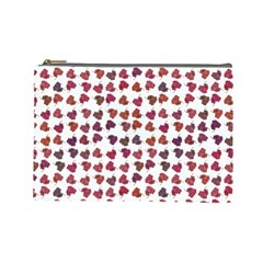 Mixed Colors Flowers Bright Motif Pattern Cosmetic Bag (large)