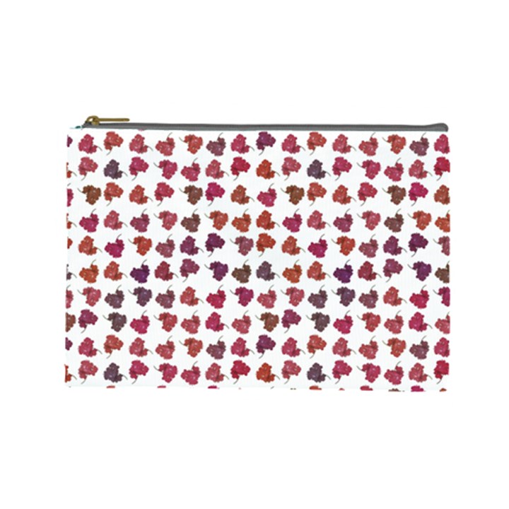 Mixed Colors Flowers Bright Motif Pattern Cosmetic Bag (Large)