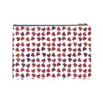 Mixed Colors Flowers Bright Motif Pattern Cosmetic Bag (Large) Back