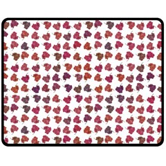 Mixed Colors Flowers Bright Motif Pattern One Side Fleece Blanket (medium) by dflcprintsclothing