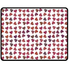 Mixed Colors Flowers Bright Motif Pattern Fleece Blanket (medium) by dflcprintsclothing