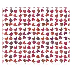 Mixed Colors Flowers Bright Motif Pattern One Side Premium Plush Fleece Blanket (small) by dflcprintsclothing