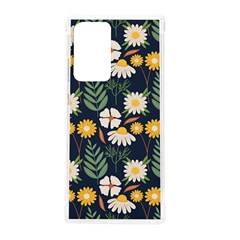 Flower Grey Pattern Floral Samsung Galaxy Note 20 Ultra Tpu Uv Case