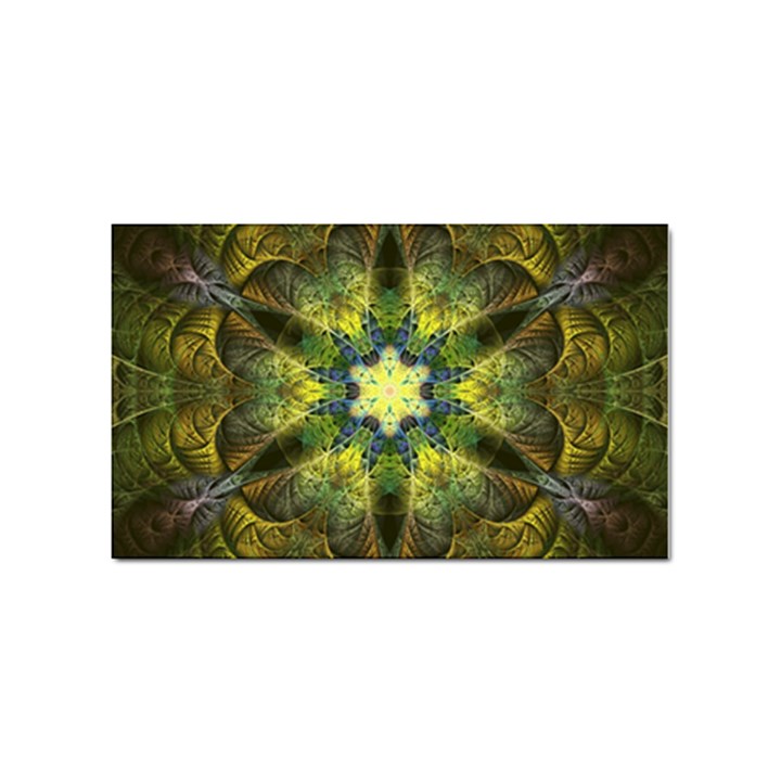 Fractal-fantasy-design-background- Sticker (Rectangular)