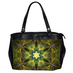 Fractal-fantasy-design-background- Oversize Office Handbag (2 Sides) by Vaneshart