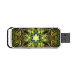 Fractal-fantasy-design-background- Portable Usb Flash (two Sides) by Vaneshart