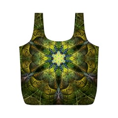 Fractal-fantasy-design-background- Full Print Recycle Bag (m) by Vaneshart