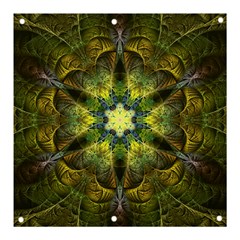 Fractal-fantasy-design-background- Banner And Sign 3  X 3  by Vaneshart