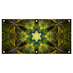 Fractal-fantasy-design-background- Banner And Sign 4  X 2  by Vaneshart