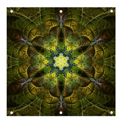 Fractal-fantasy-design-background- Banner And Sign 4  X 4  by Vaneshart