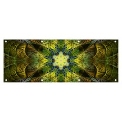 Fractal-fantasy-design-background- Banner And Sign 8  X 3  by Vaneshart