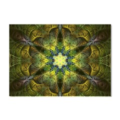 Fractal-fantasy-design-background- Crystal Sticker (a4)