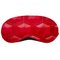 Red Textured Wall Sleeping Mask