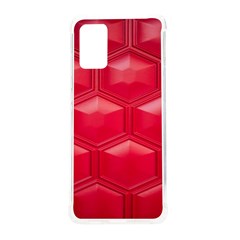 Red Textured Wall Samsung Galaxy S20plus 6 7 Inch Tpu Uv Case by artworkshop