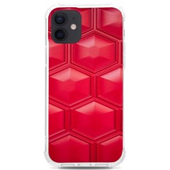 Red Textured Wall Iphone 12/12 Pro Tpu Uv Print Case by artworkshop