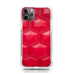 Red Textured Wall Iphone 11 Pro 5 8 Inch Tpu Uv Print Case by artworkshop