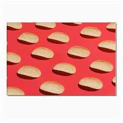 Stackable Chips In Lines Postcard 4 x 6  (pkg Of 10) by artworkshop