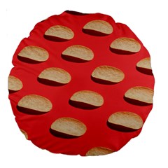 Stackable Chips In Lines Large 18  Premium Round Cushions by artworkshop