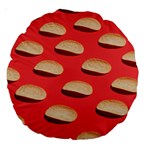 Stackable Chips In Lines Large 18  Premium Round Cushions Back