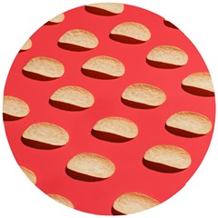 Stackable Chips In Lines Wooden Puzzle Round by artworkshop