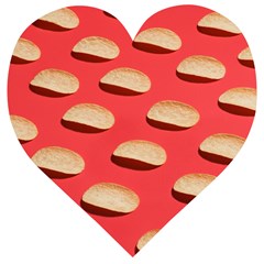 Stackable Chips In Lines Wooden Puzzle Heart by artworkshop