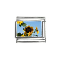 Sunflower Flower Yellow Italian Charm (9mm) by artworkshop