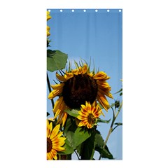 Sunflower Flower Yellow Shower Curtain 36  X 72  (stall)  by artworkshop