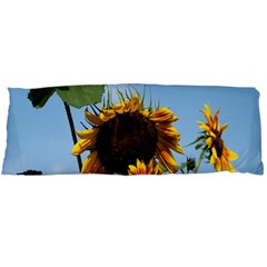 Sunflower Flower Yellow Body Pillow Case (dakimakura) by artworkshop