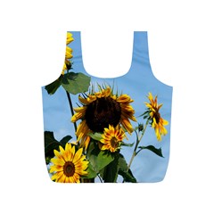 Sunflower Flower Yellow Full Print Recycle Bag (s) by artworkshop