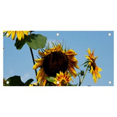 Sunflower Flower Yellow Banner And Sign 6  X 3  by artworkshop