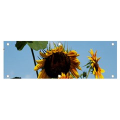 Sunflower Flower Yellow Banner And Sign 6  X 2  by artworkshop