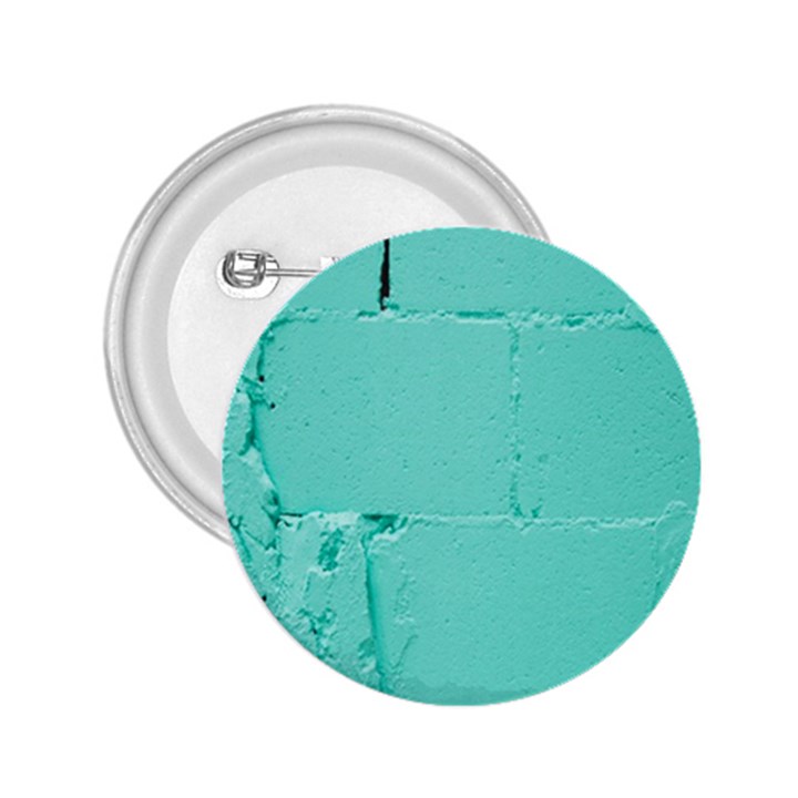 Teal Brick Texture 2.25  Buttons